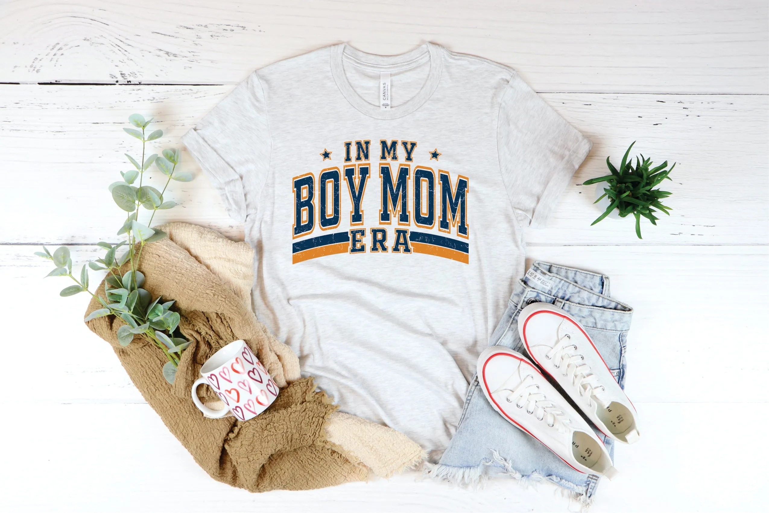 In My Boy Mom Era T-Shirt or Crew Sweatshirt sold by Roxie’s Picks product image thumbnail 2