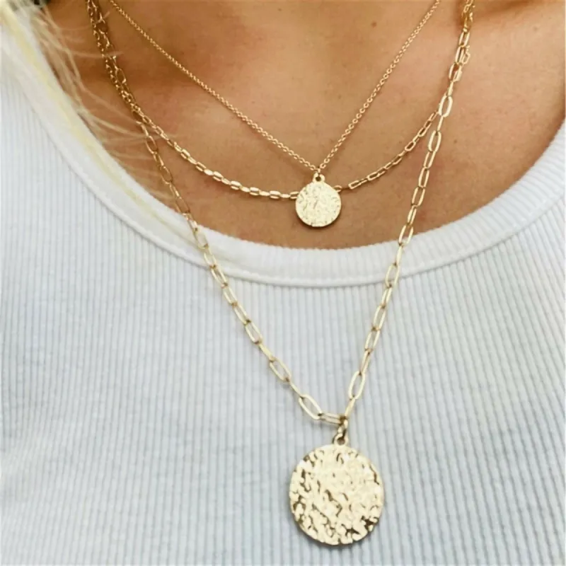 Stunning Anthro Inspired Gold Layer Pendant Necklace sold by Roxie’s Picks