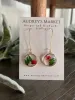 Pressed Flower Botanical Drop Dangle Earrings sold by Roxie’s Picks
