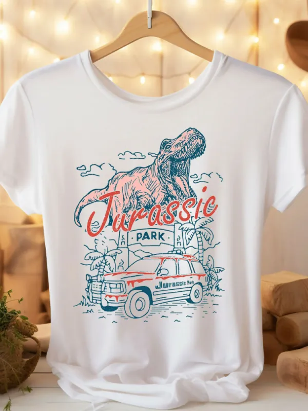 Jurassic Park Graphic Tee sold by Roxie’s Picks