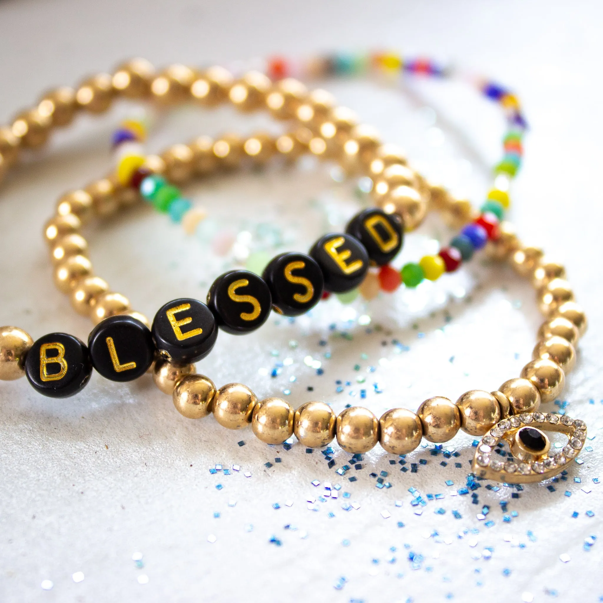 Blessed Beaded Stacking Bracelets sold by Roxie’s Picks product image thumbnail 3