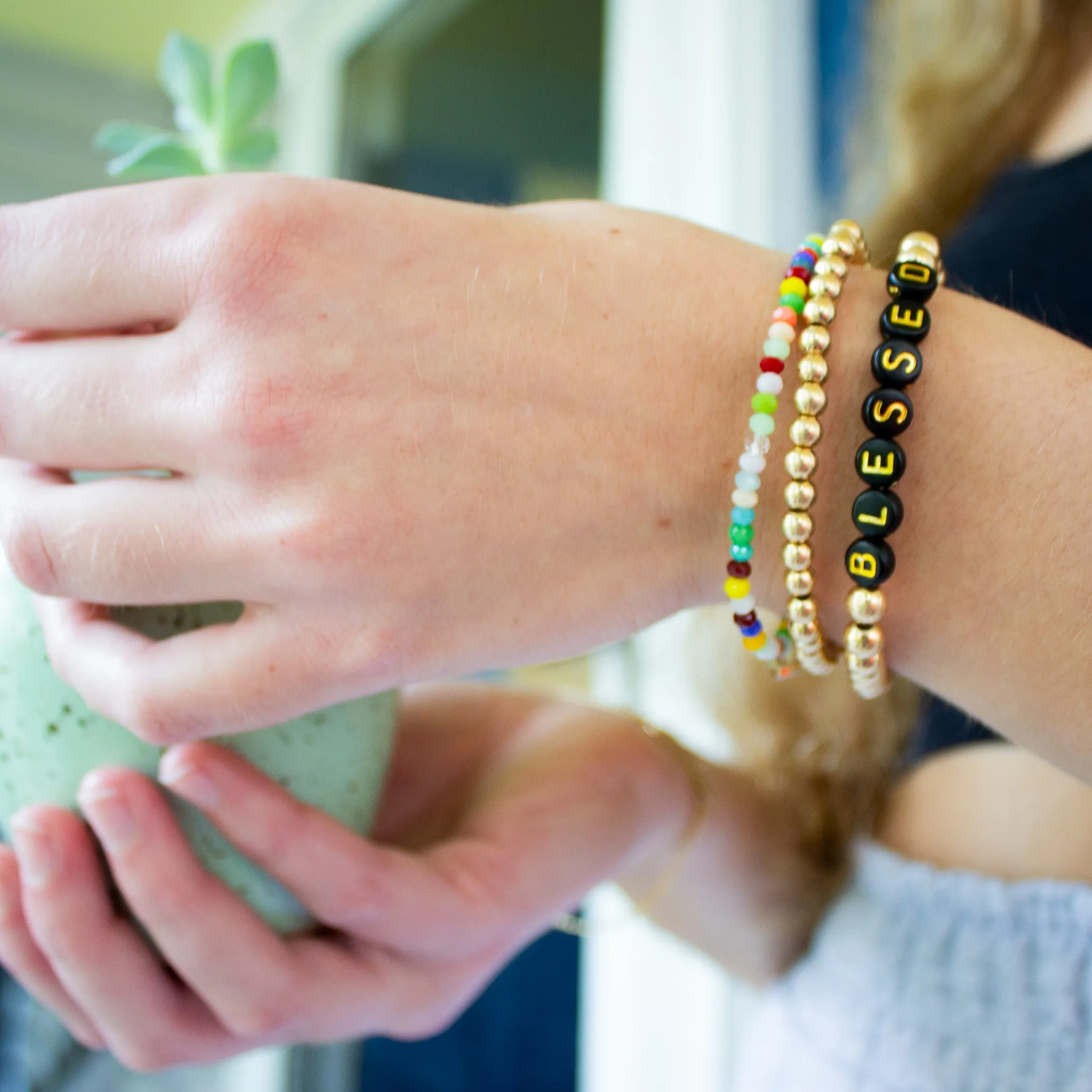 Blessed Beaded Stacking Bracelets sold by Roxie’s Picks product image thumbnail 4