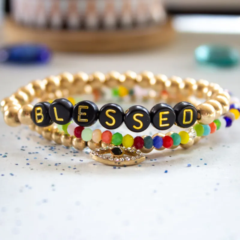 Blessed Beaded Stacking Bracelets sold by Roxie’s Picks