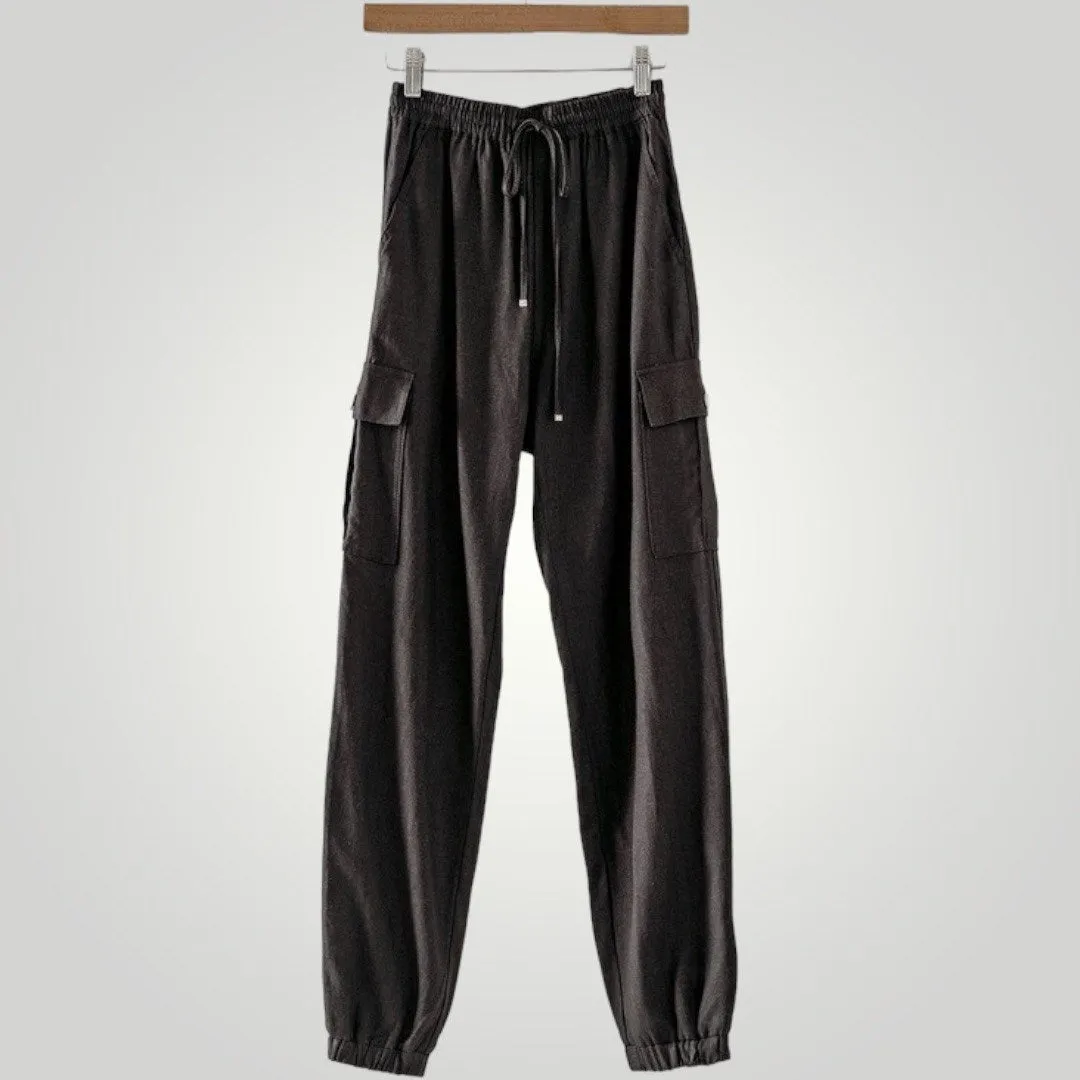 Cargo Utility Drawstring Jogger Pants - SMALL only sold by Roxie’s Picks product image thumbnail 3