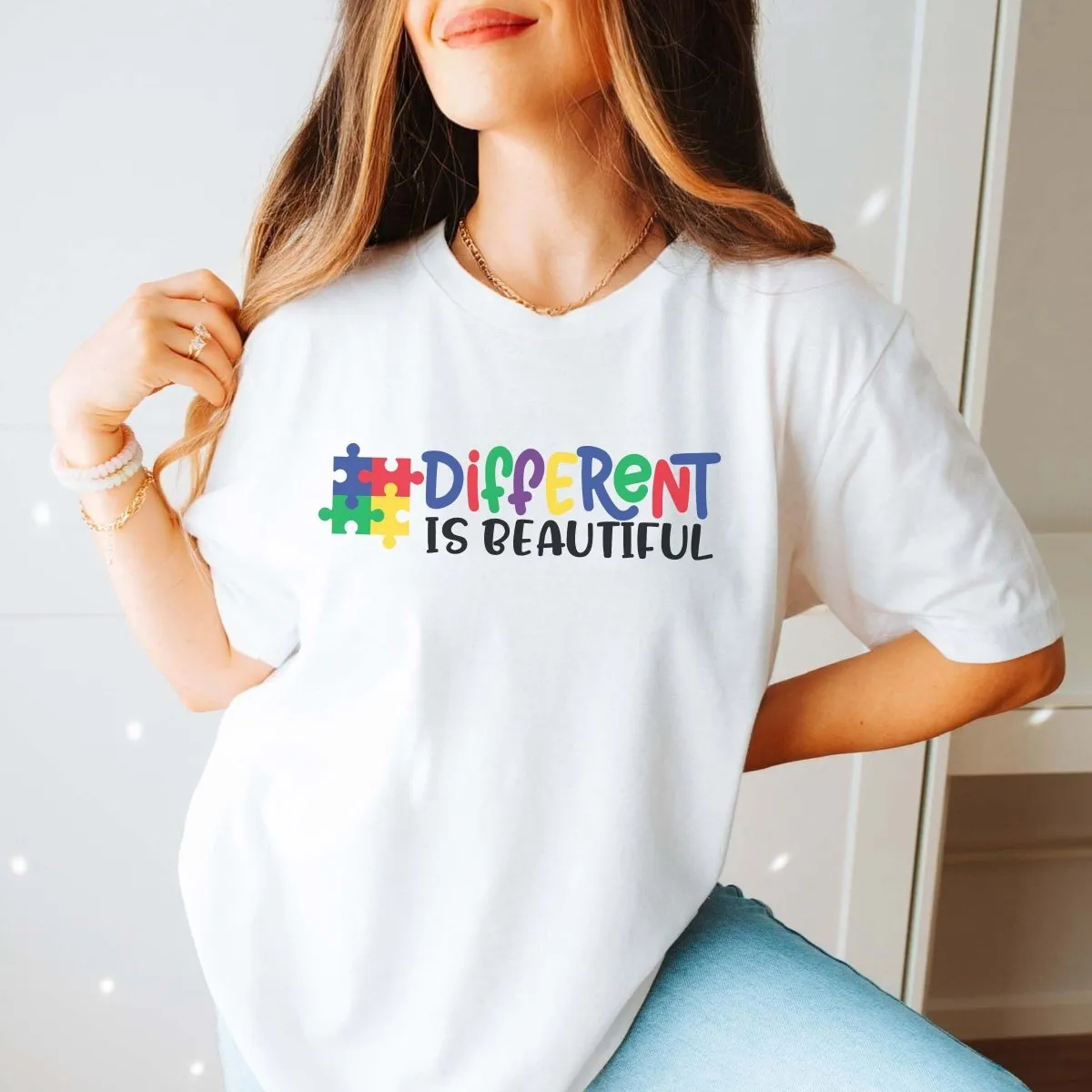 Different Is Beautiful Tee sold by Roxie’s Picks product image thumbnail 2
