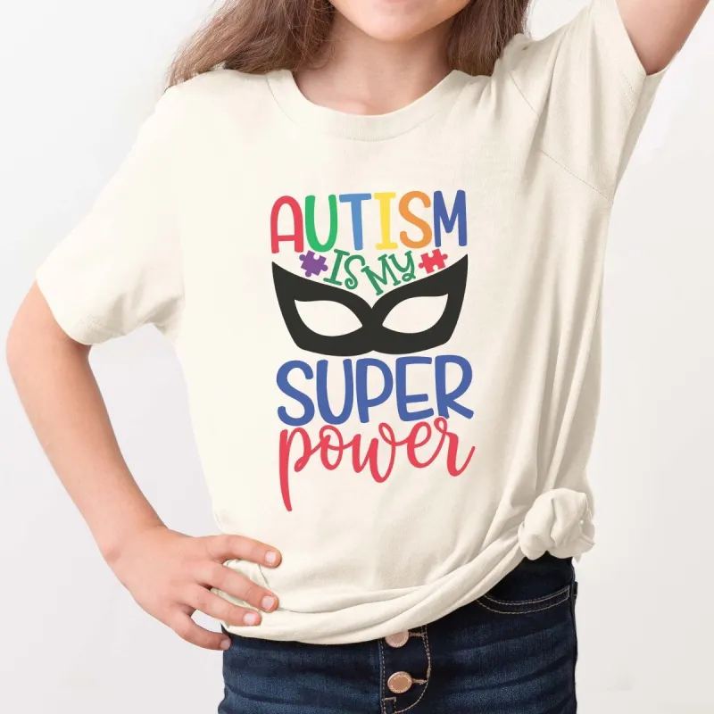 Autism Is My Super Power Youth Tee sold by Roxie’s Picks