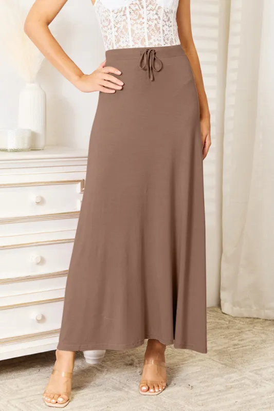 Full Size Soft Rayon Maxi Skirt sold by Roxie’s Picks