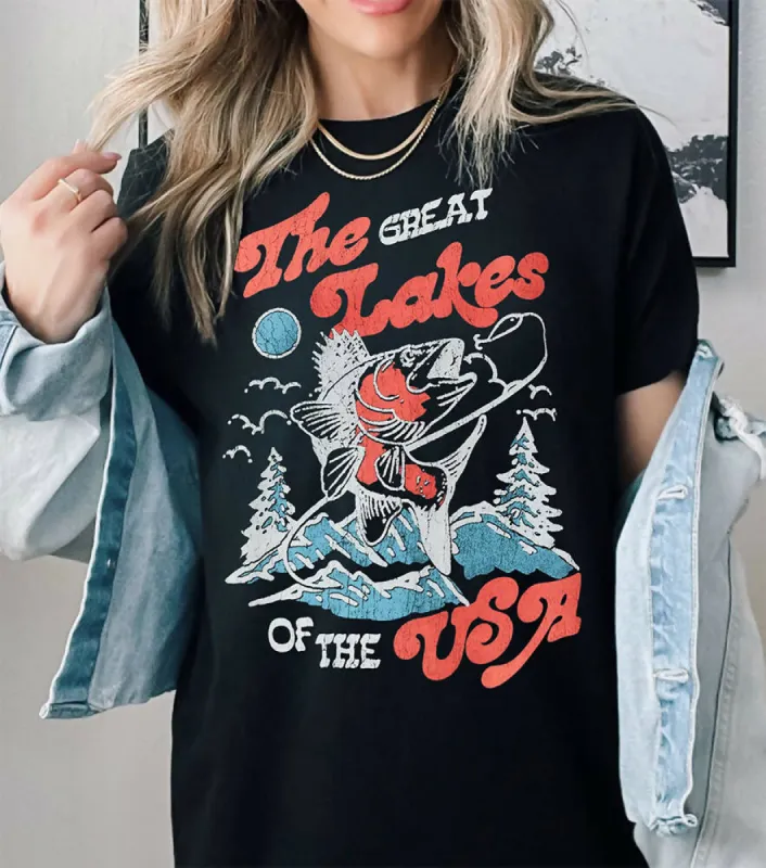 The Great Lakes Graphic Tee made by Roxie’s Picks
