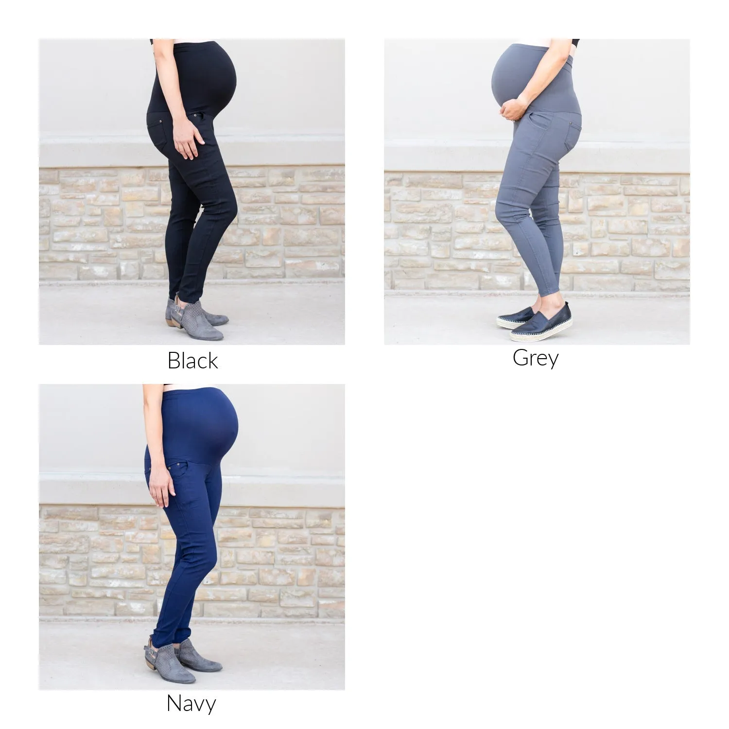 Twill Maternity Stretchy Jeggings sold by Roxie’s Picks product image thumbnail 2