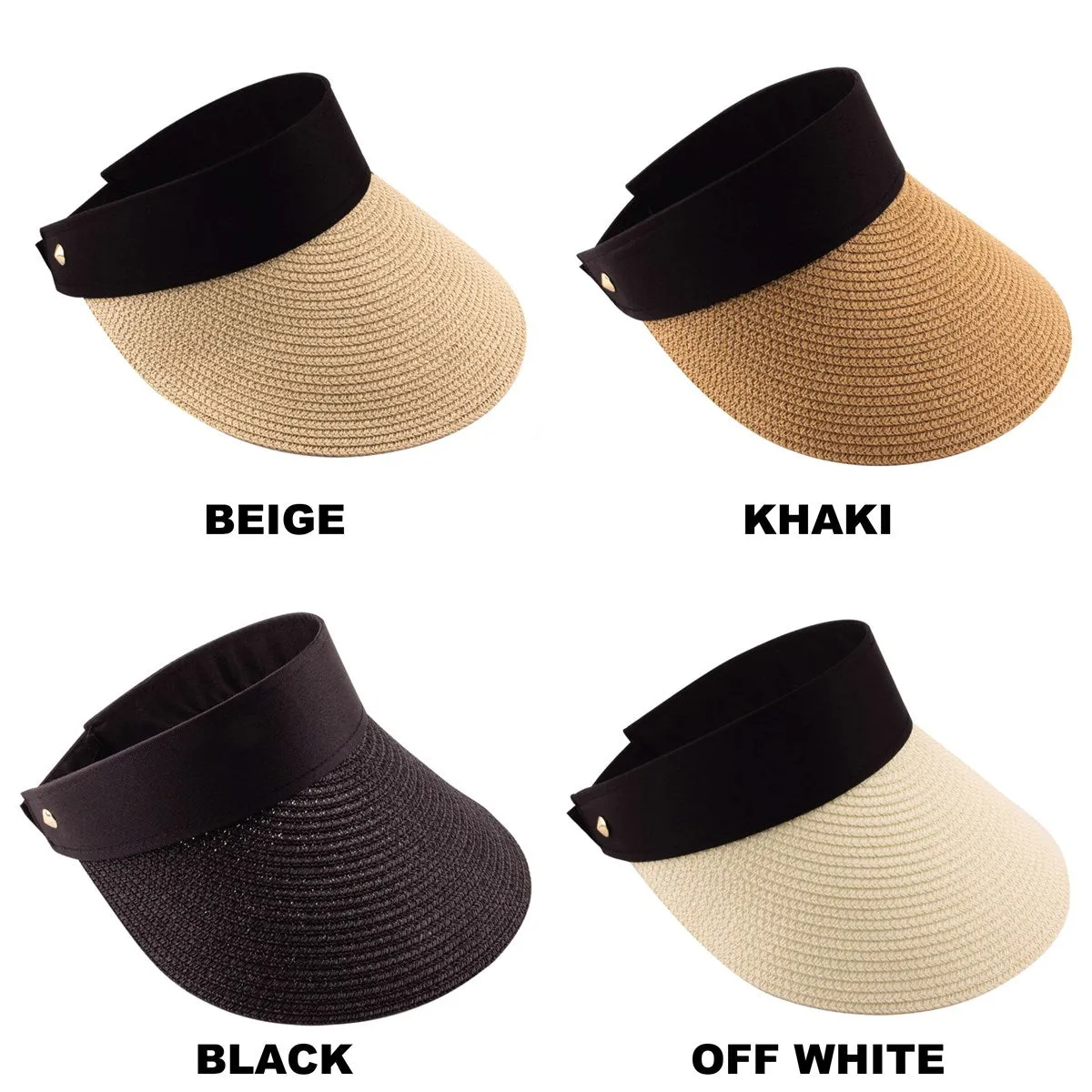 Truly Contagious Adventure Rollable Straw Visor sold by Roxie’s Picks product image thumbnail 3