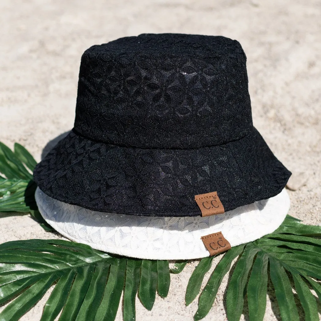 CC Eyelet Knit Bucket Hat sold by Roxie’s Picks product image thumbnail 2