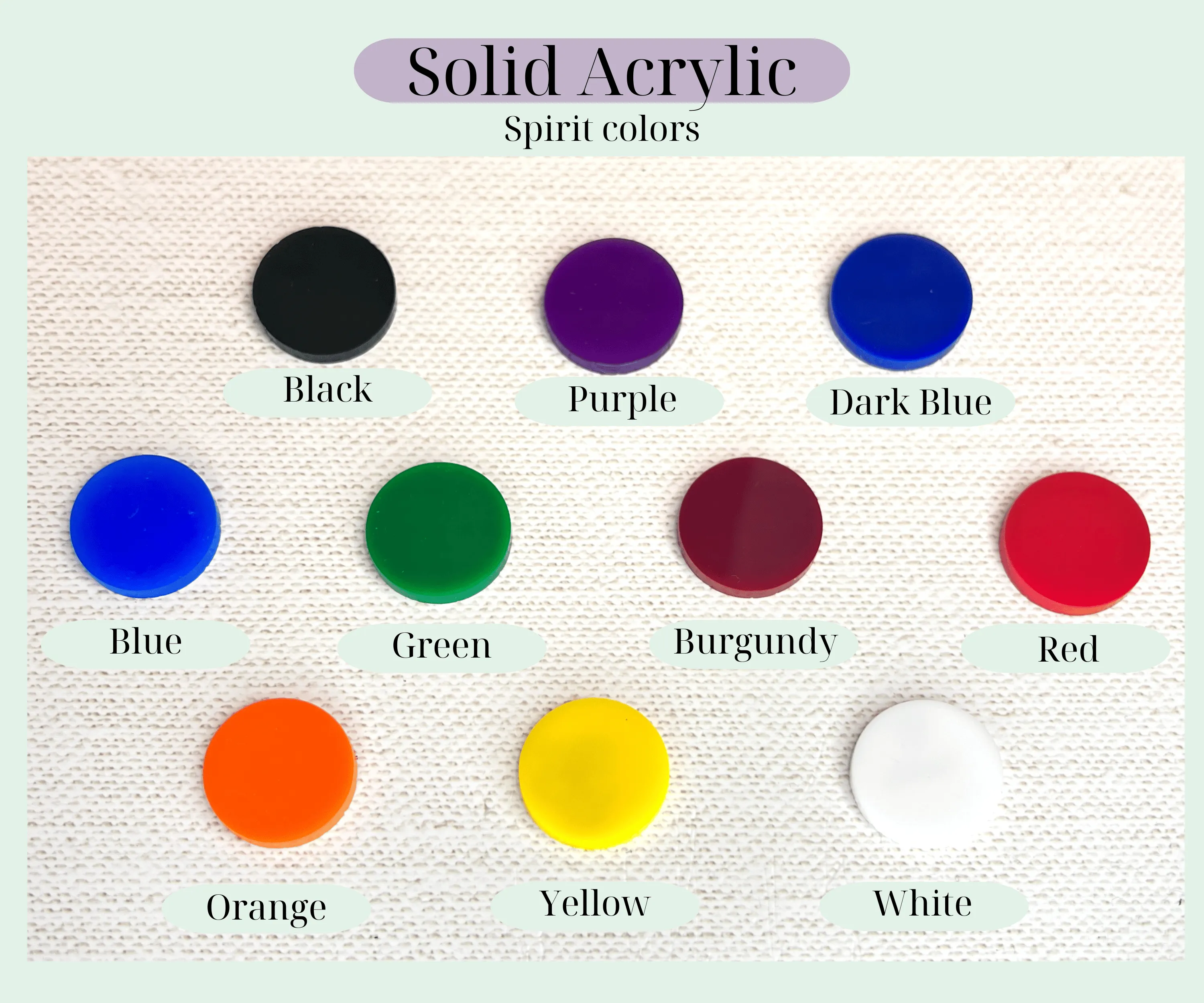 Customizable Spirit Acrylic Stacked Dangle Earrings sold by Roxie’s Picks product image thumbnail 5