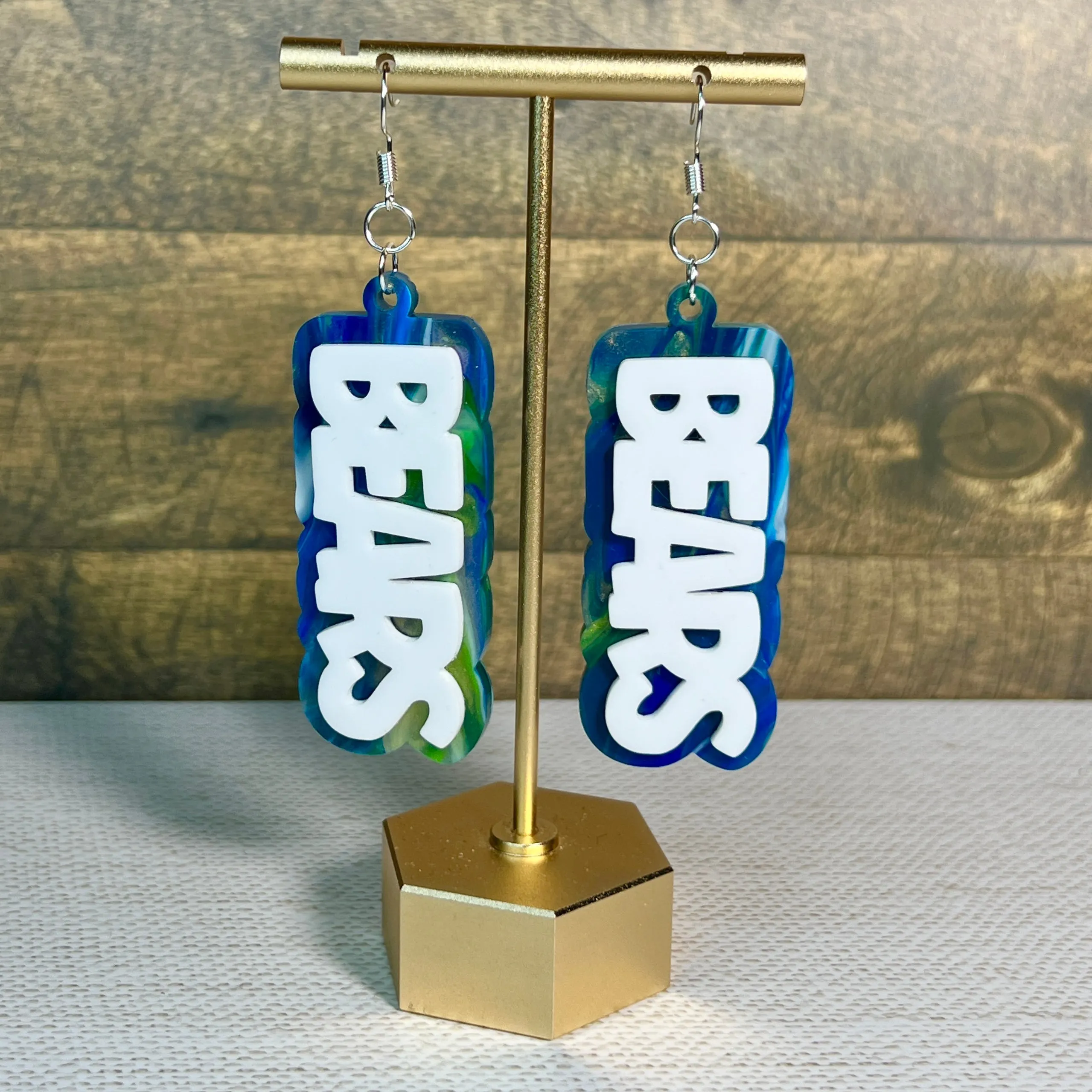 Customizable Spirit Acrylic Stacked Dangle Earrings sold by Roxie’s Picks product image thumbnail 2