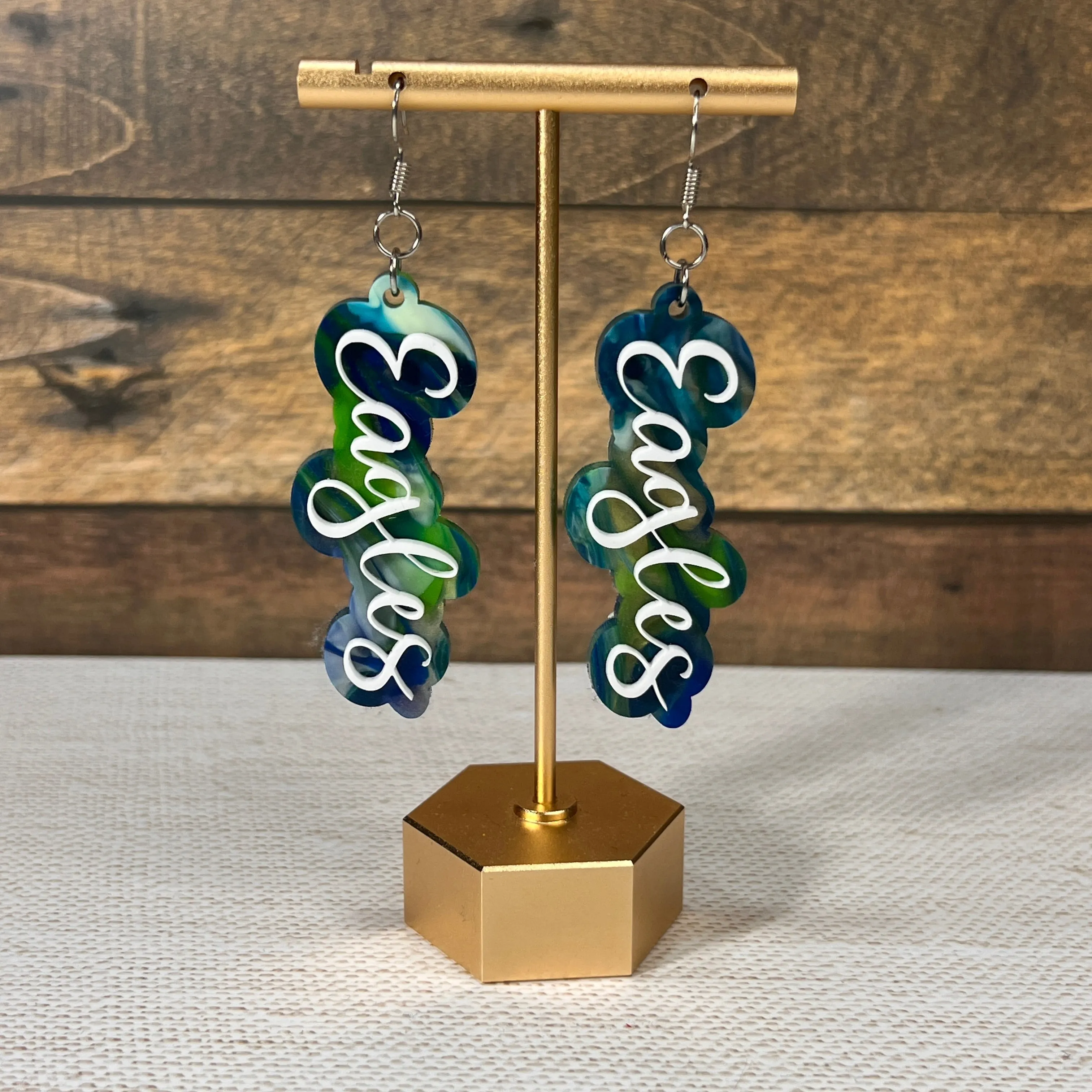 Customizable Spirit Acrylic Stacked Dangle Earrings sold by Roxie’s Picks product image thumbnail 3