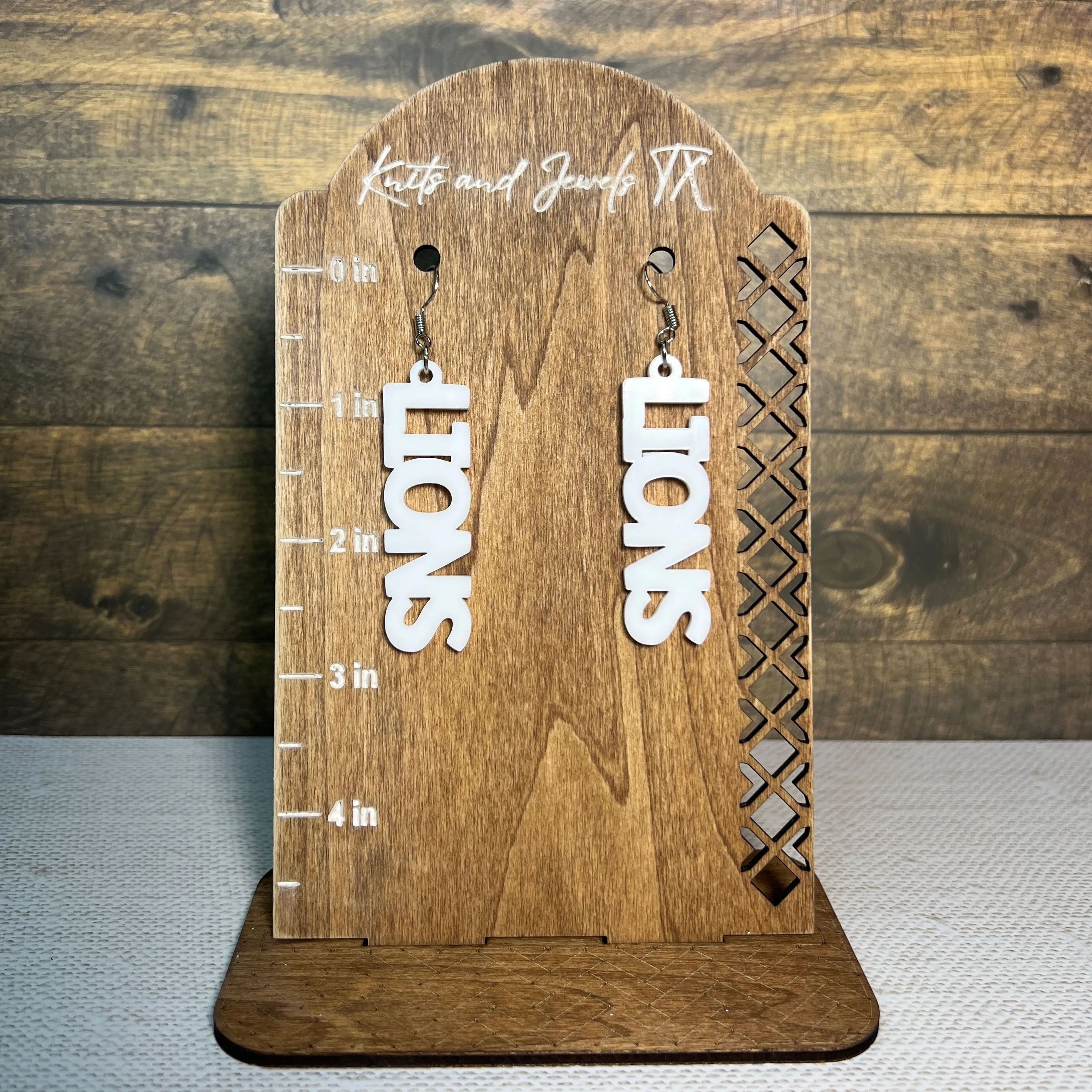 Customizable Spirit Acrylic Dangle Earrings sold by Roxie’s Picks product image thumbnail 3