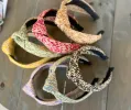 Summer Raffia Top Knot Headband sold by Roxie’s Picks