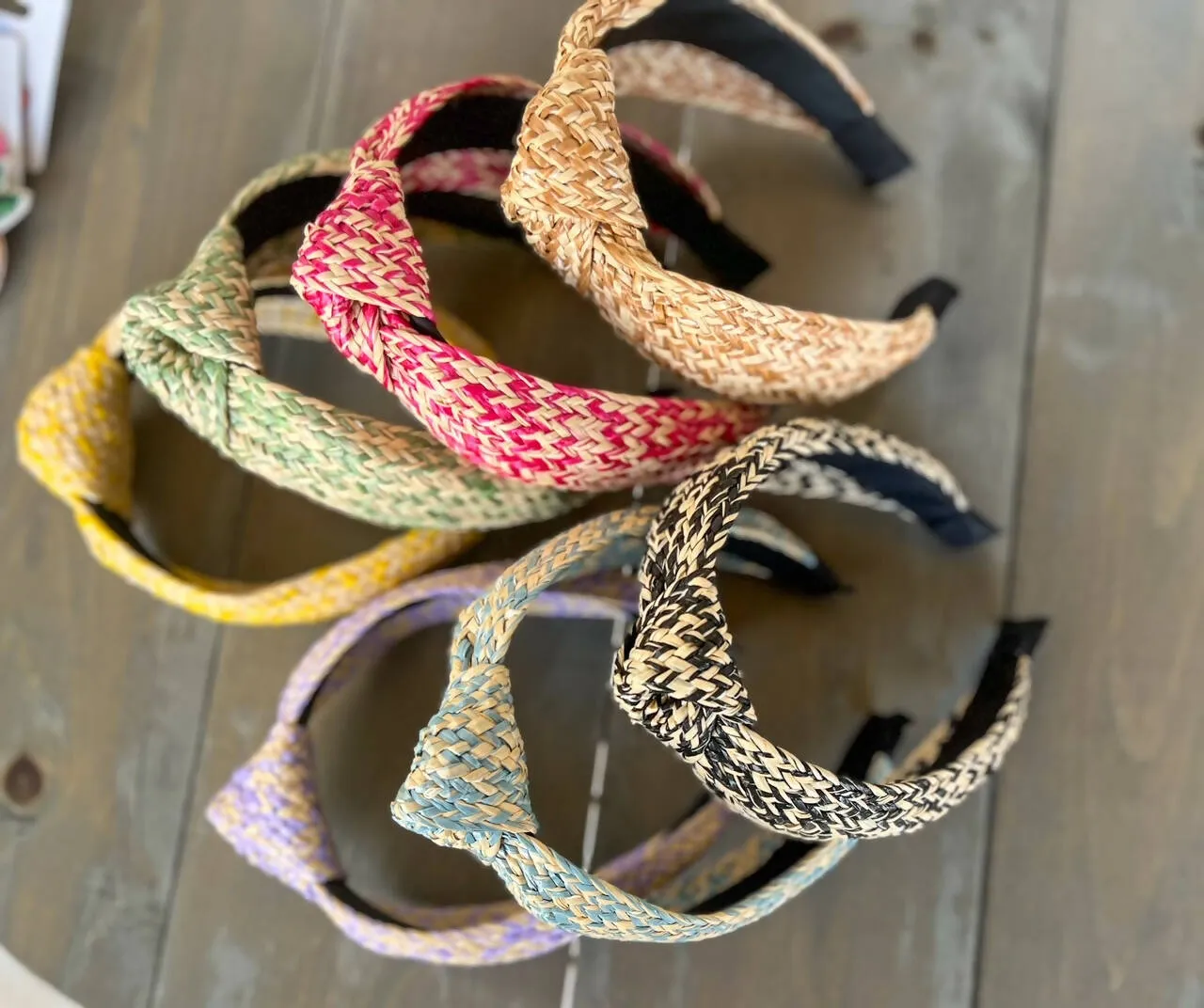 Summer Raffia Top Knot Headband sold by Roxie’s Picks product image thumbnail 4