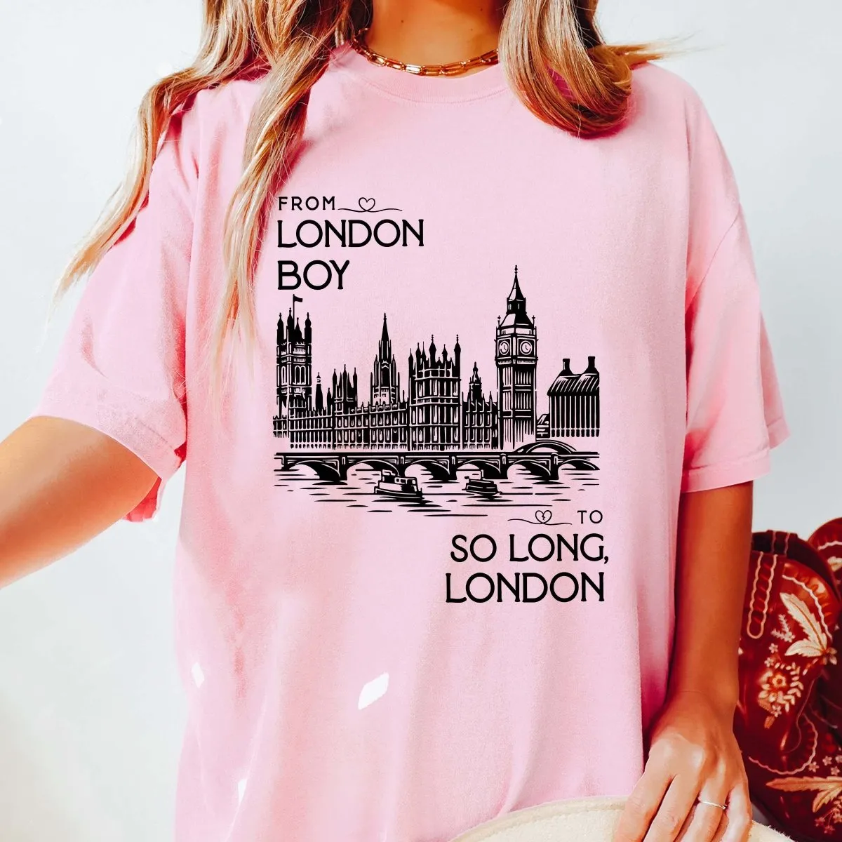 From London Boy To So Long Comfort Color Tee sold by Roxie’s Picks product image thumbnail 5
