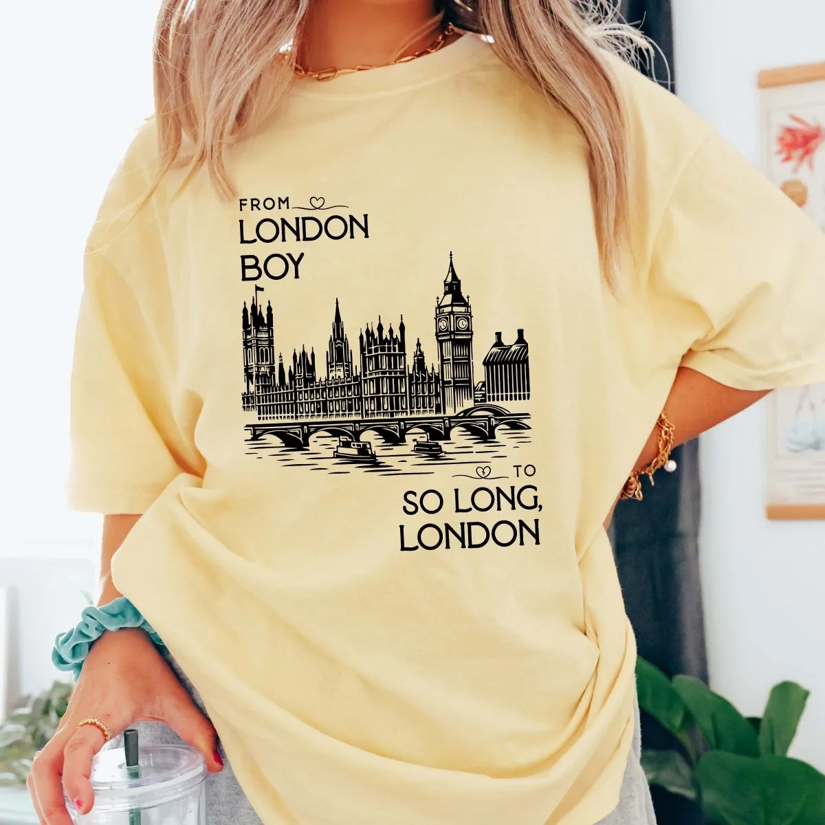 From London Boy To So Long Comfort Color Tee sold by Roxie’s Picks product image thumbnail 3