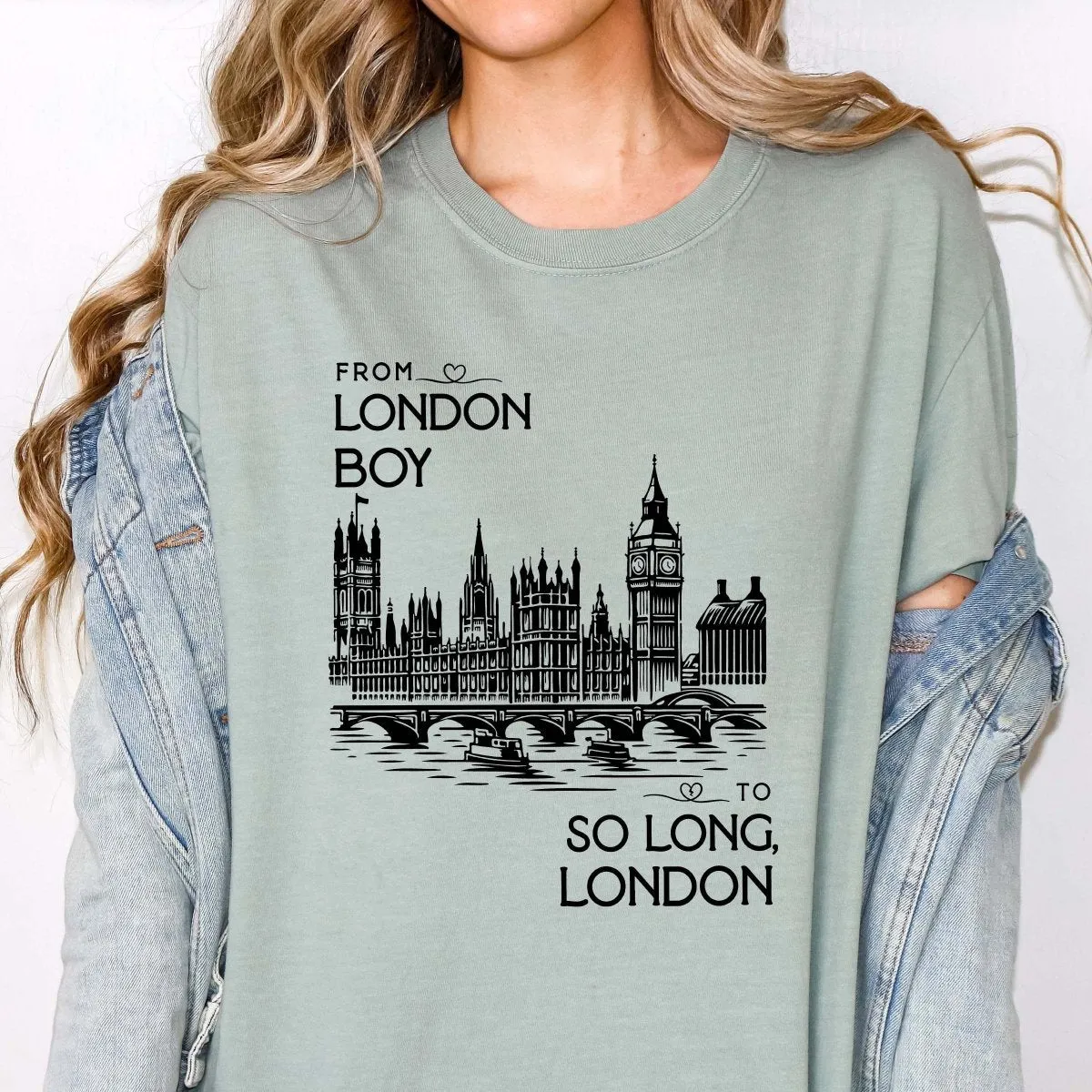 From London Boy To So Long Comfort Color Tee sold by Roxie’s Picks product image thumbnail 4