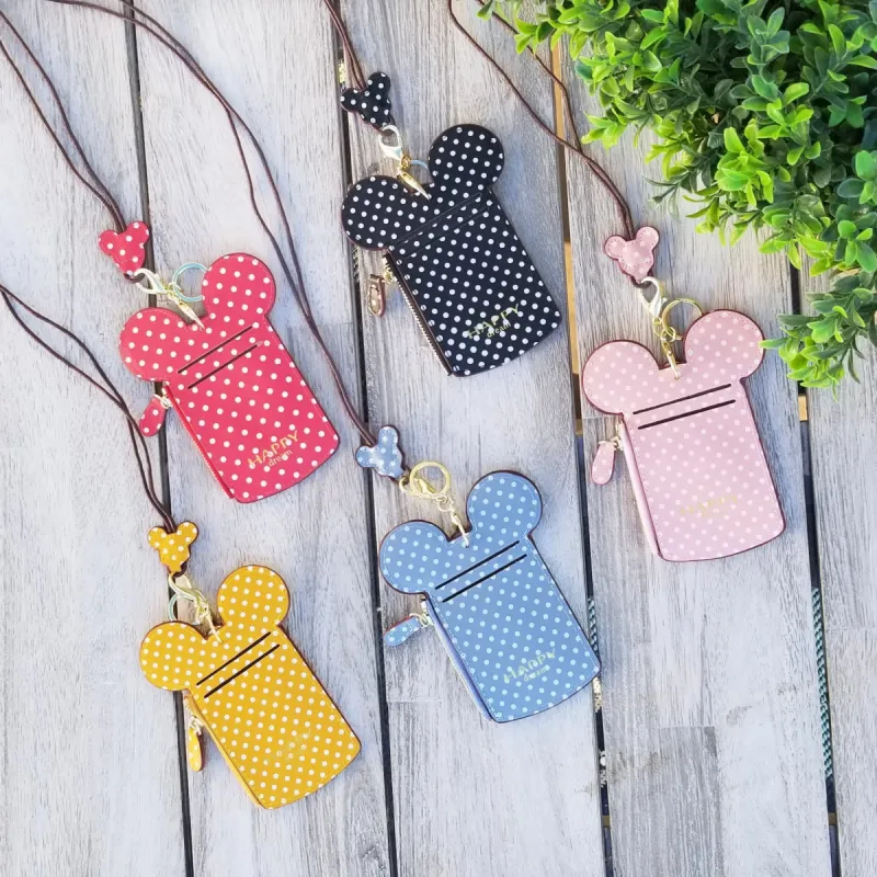 Mouse Lanyard |Travel Ticket Credit Card Holder Wallet sold by Roxie’s Picks