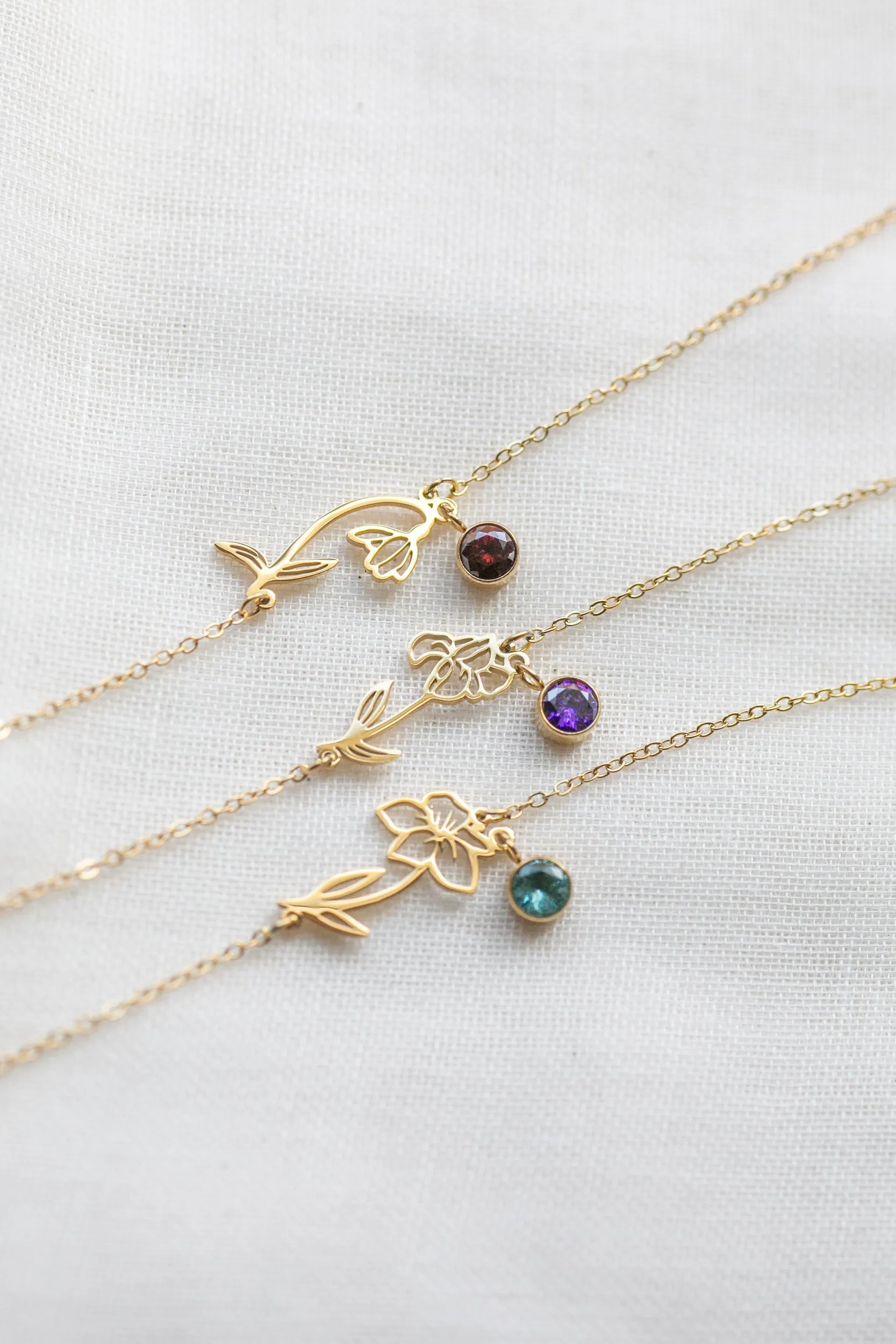 Birth Flower Bracelet sold by Roxie’s Picks product image thumbnail 2