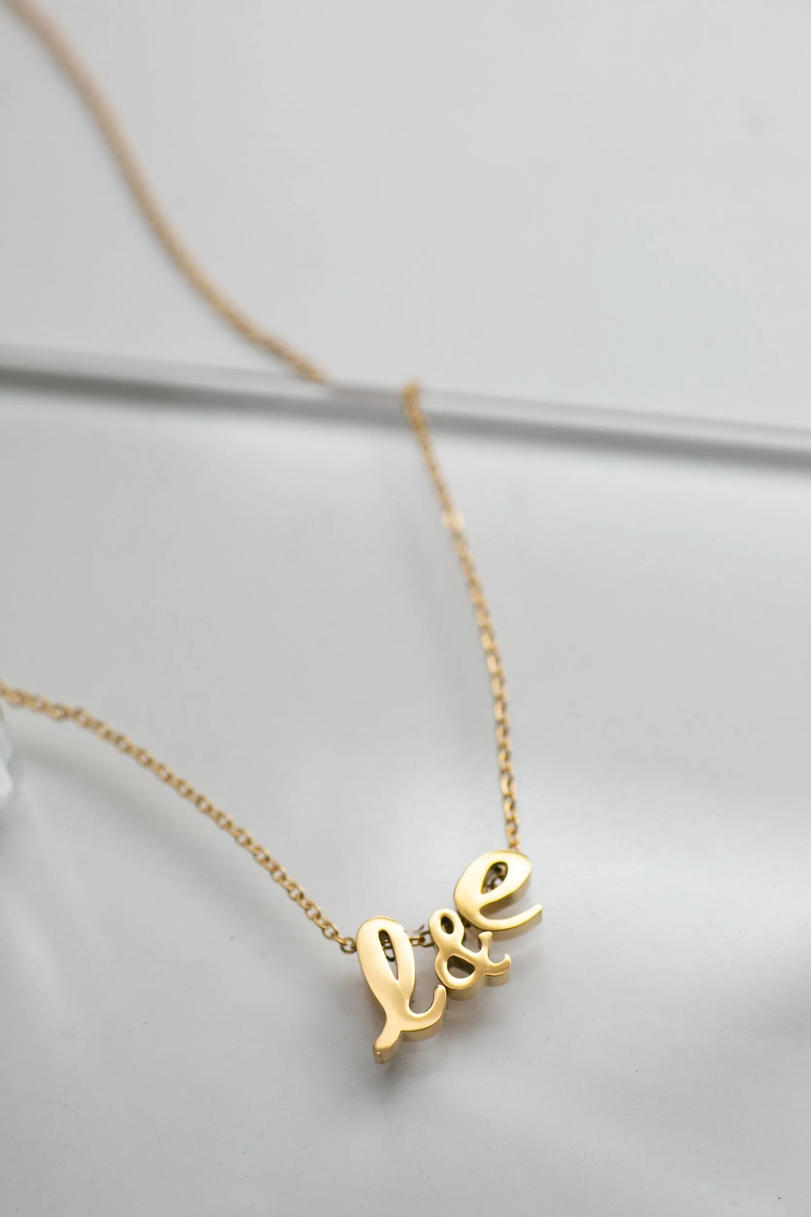 Custom Initial Necklace sold by Roxie’s Picks product image thumbnail 2