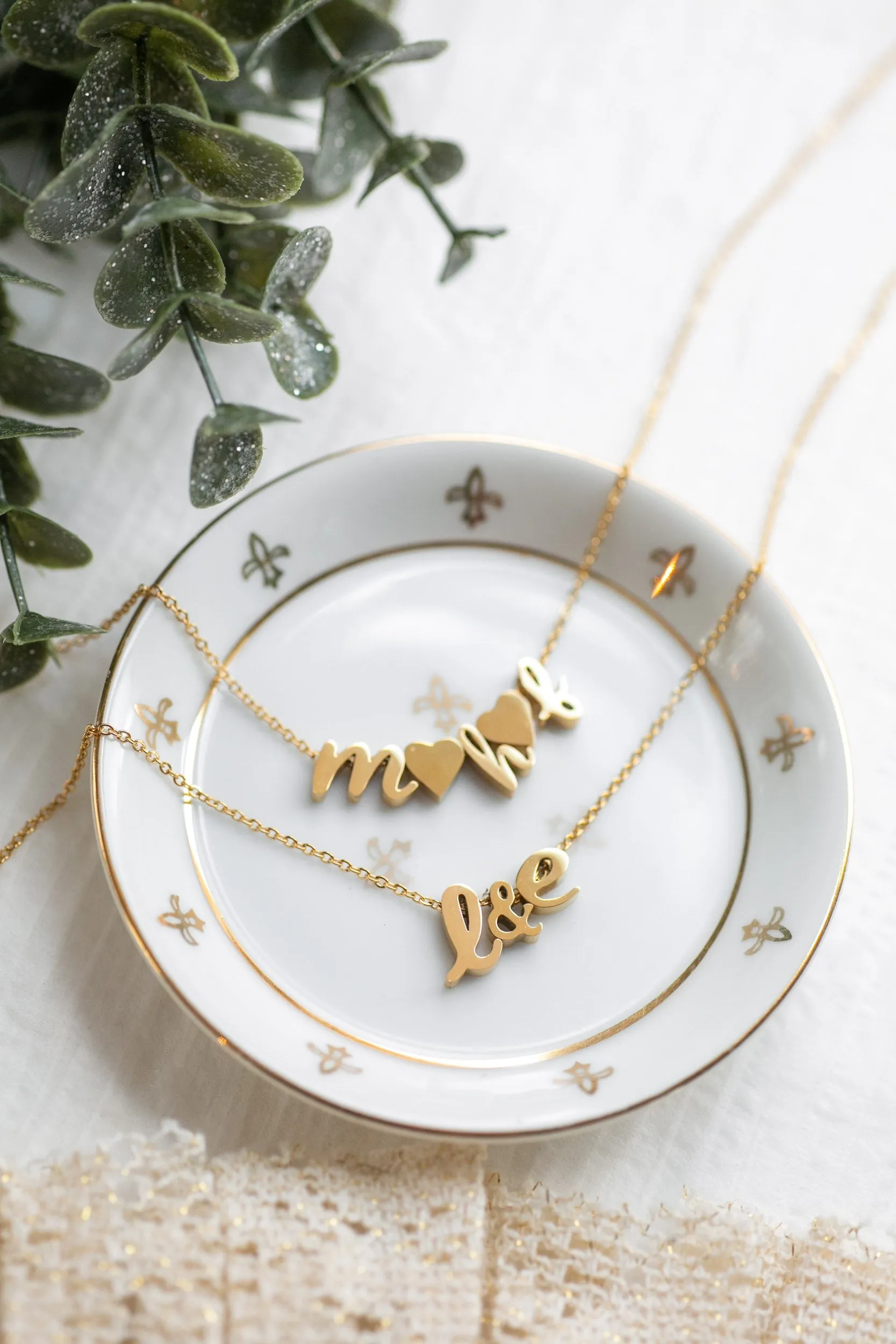 Custom Initial Necklace sold by Roxie’s Picks product image thumbnail 4