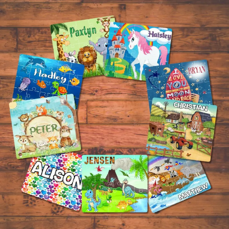 Personalized Name Puzzles sold by Roxie’s Picks
