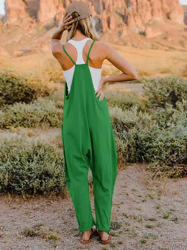 Full Size Sleeveless Pocketed Jumpsuit in 4 Colors - FINAL SALE sold by Roxie’s Picks product image thumbnail 3