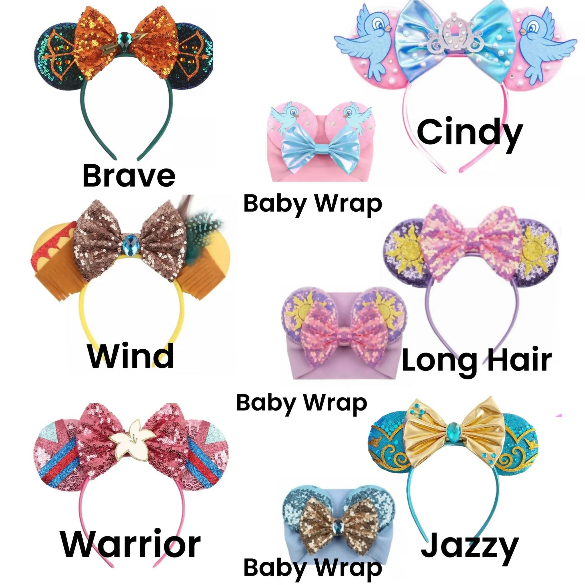 Character Ears- Multiple Styles sold by Roxie’s Picks product image thumbnail 3