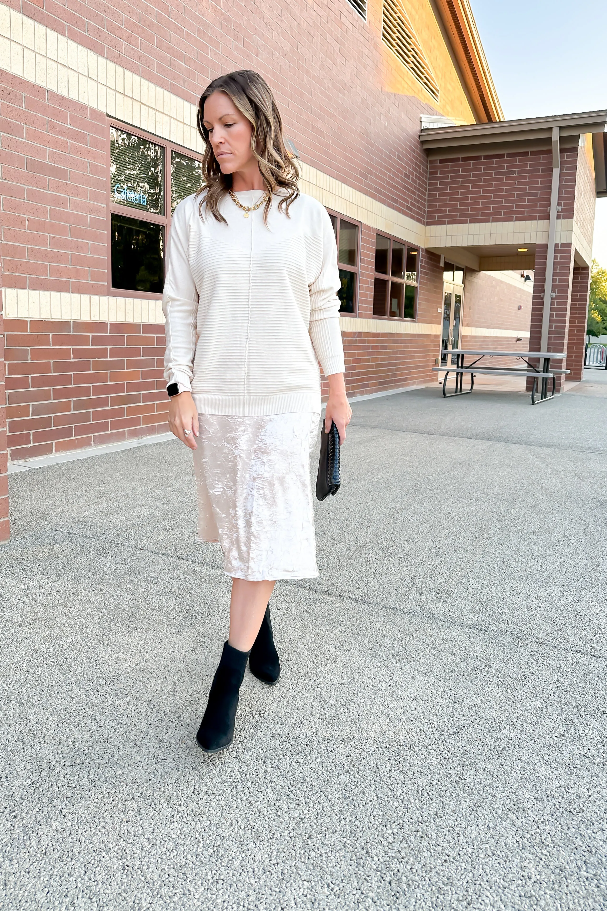 Satin Crinkle Slip Skirt | 4 Colors | All Sales Final sold by Roxie’s Picks product image thumbnail 4