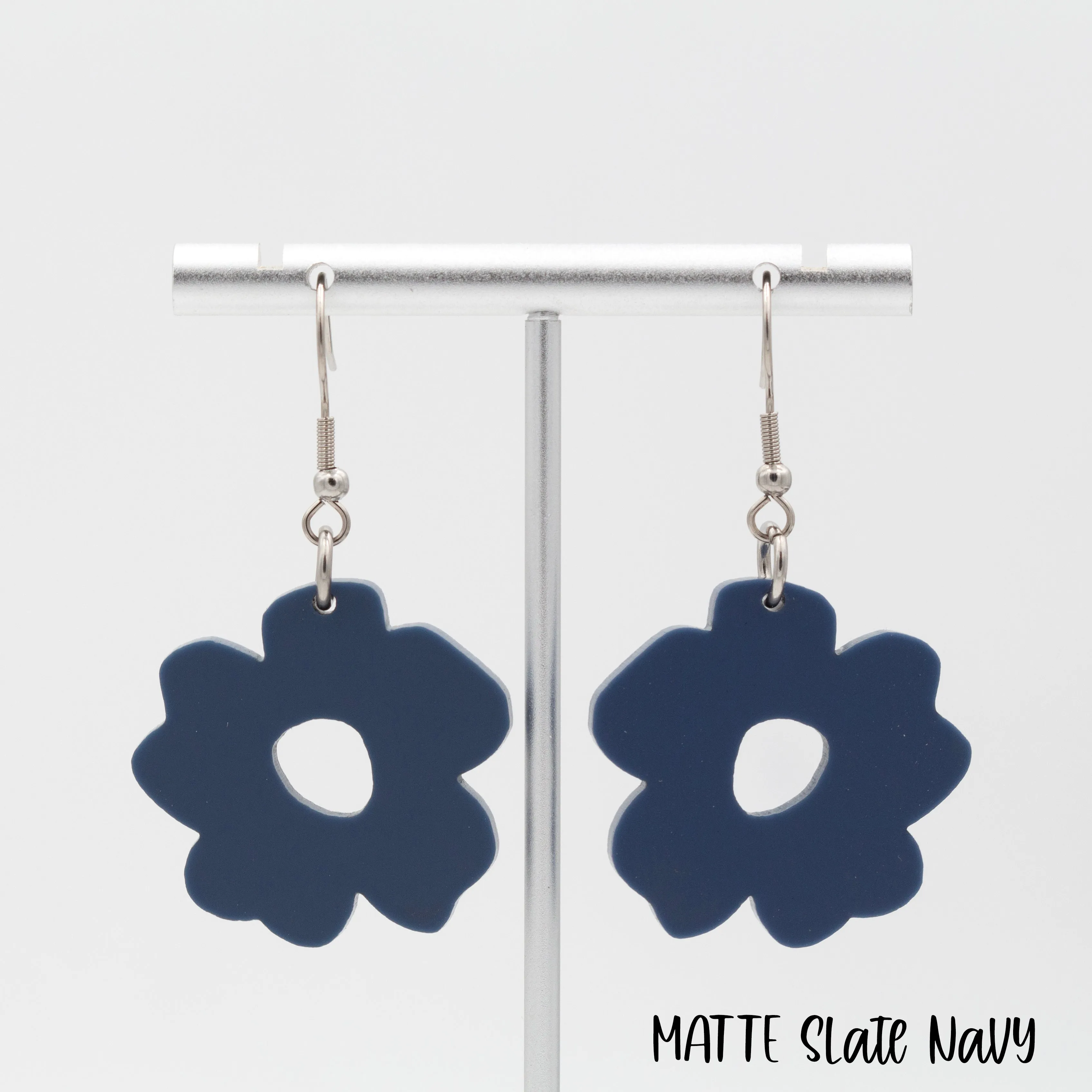 Boho Flower Acrylic Dangle Earrings | 13 Styles sold by Roxie’s Picks product image thumbnail 3