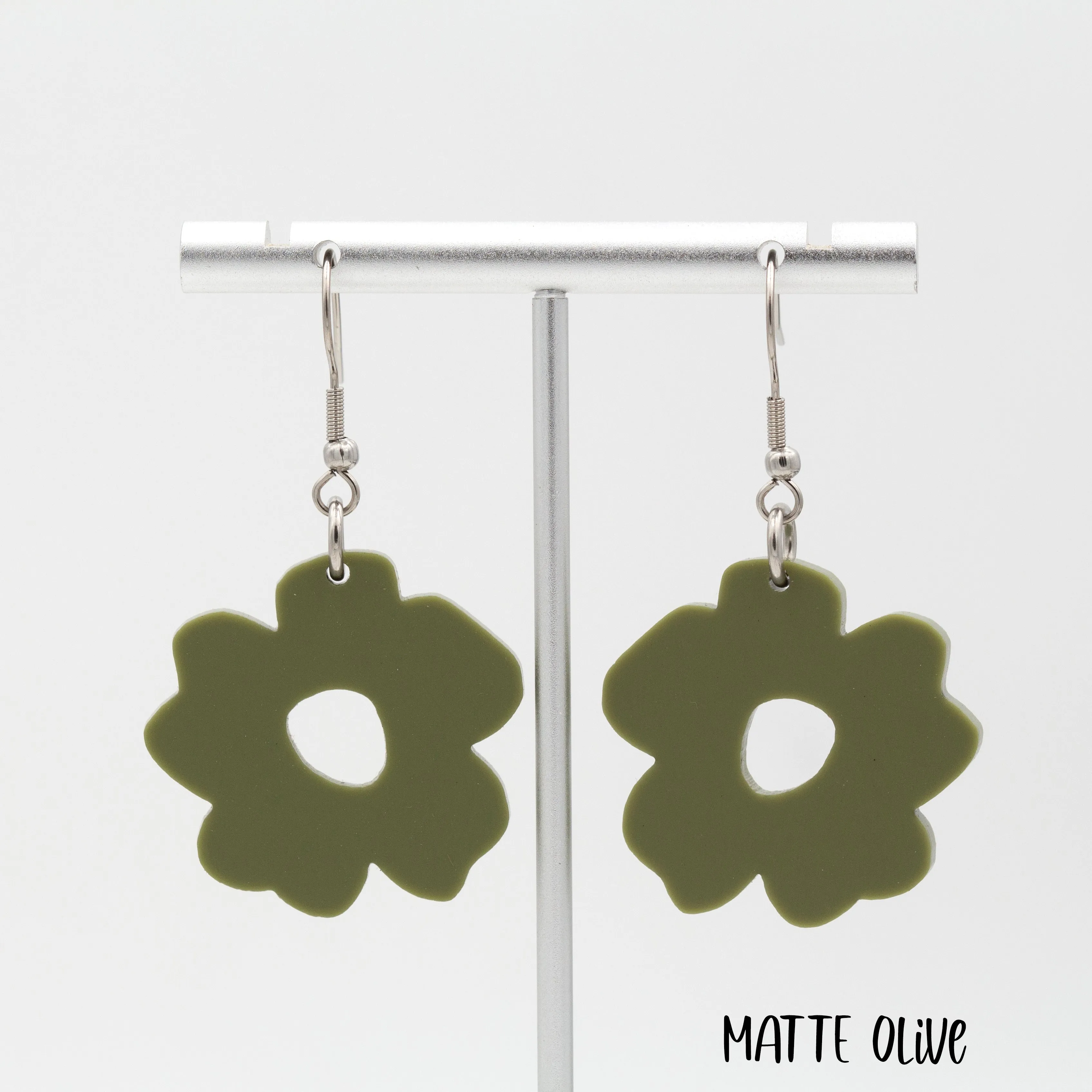 Boho Flower Acrylic Dangle Earrings | 13 Styles sold by Roxie’s Picks product image thumbnail 2
