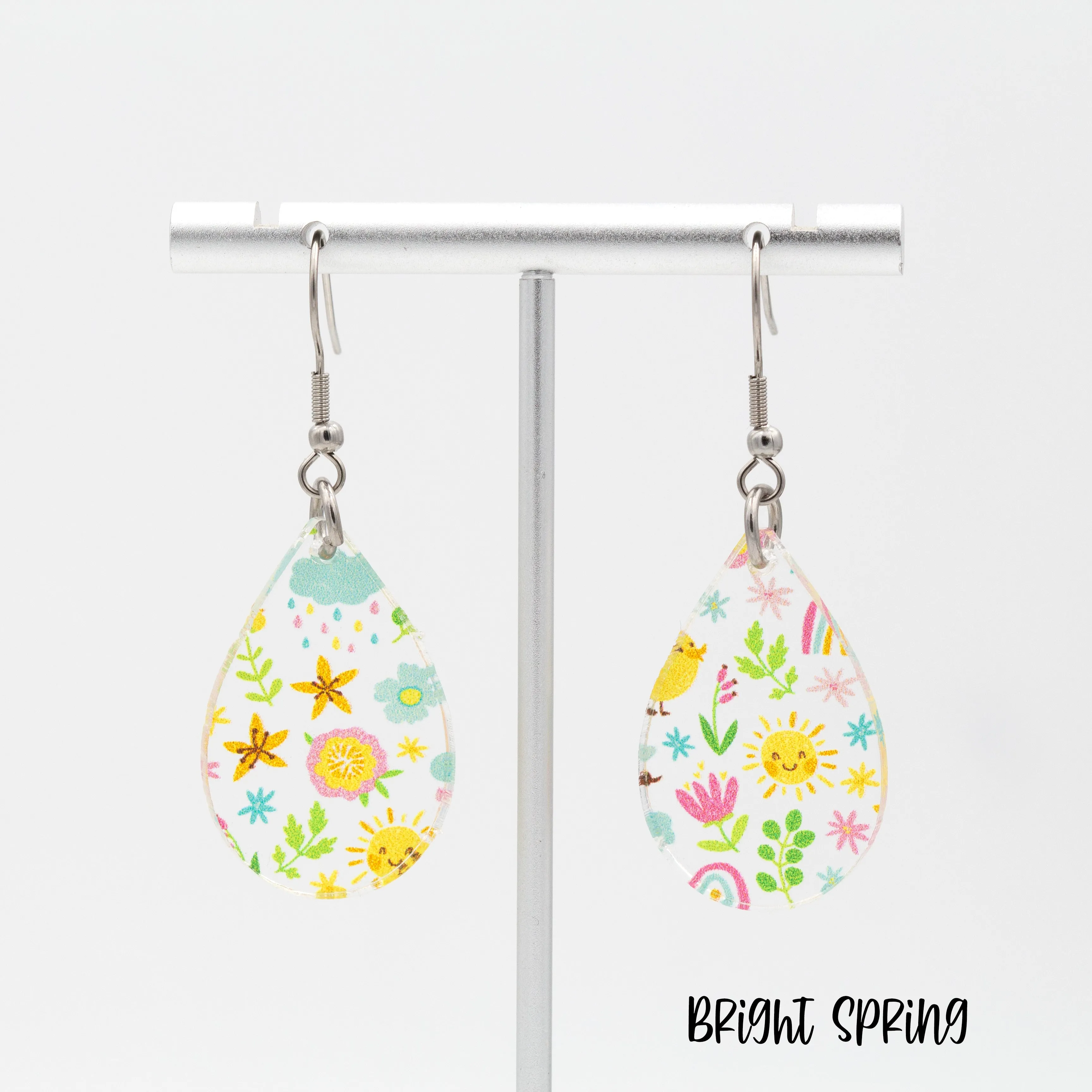 Teardrop Acrylic Dangle Earrings | 9 Styles sold by Roxie’s Picks product image thumbnail 4