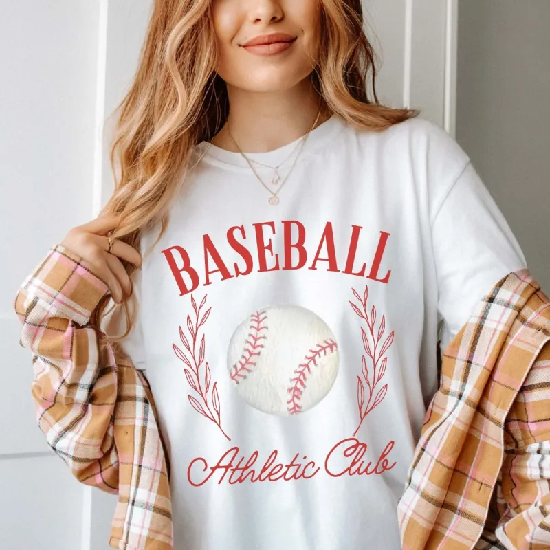 Baseball Athletic Club Comfort Color Tee sold by Roxie’s Picks