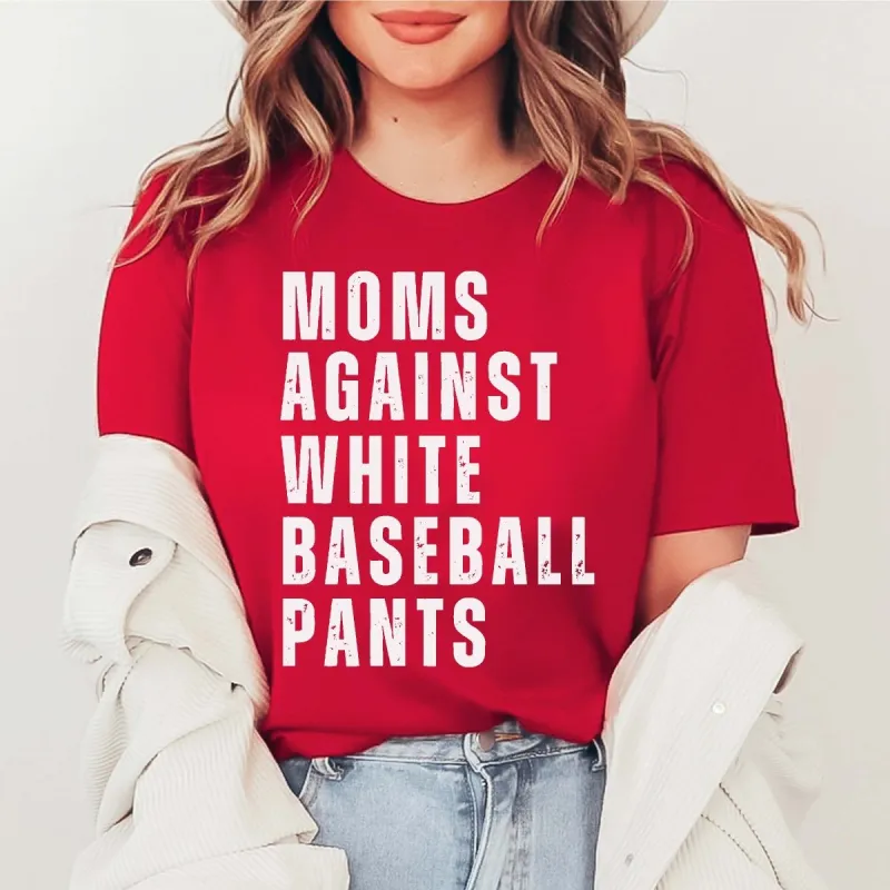 Moms Against White Pants Tee sold by Roxie’s Picks