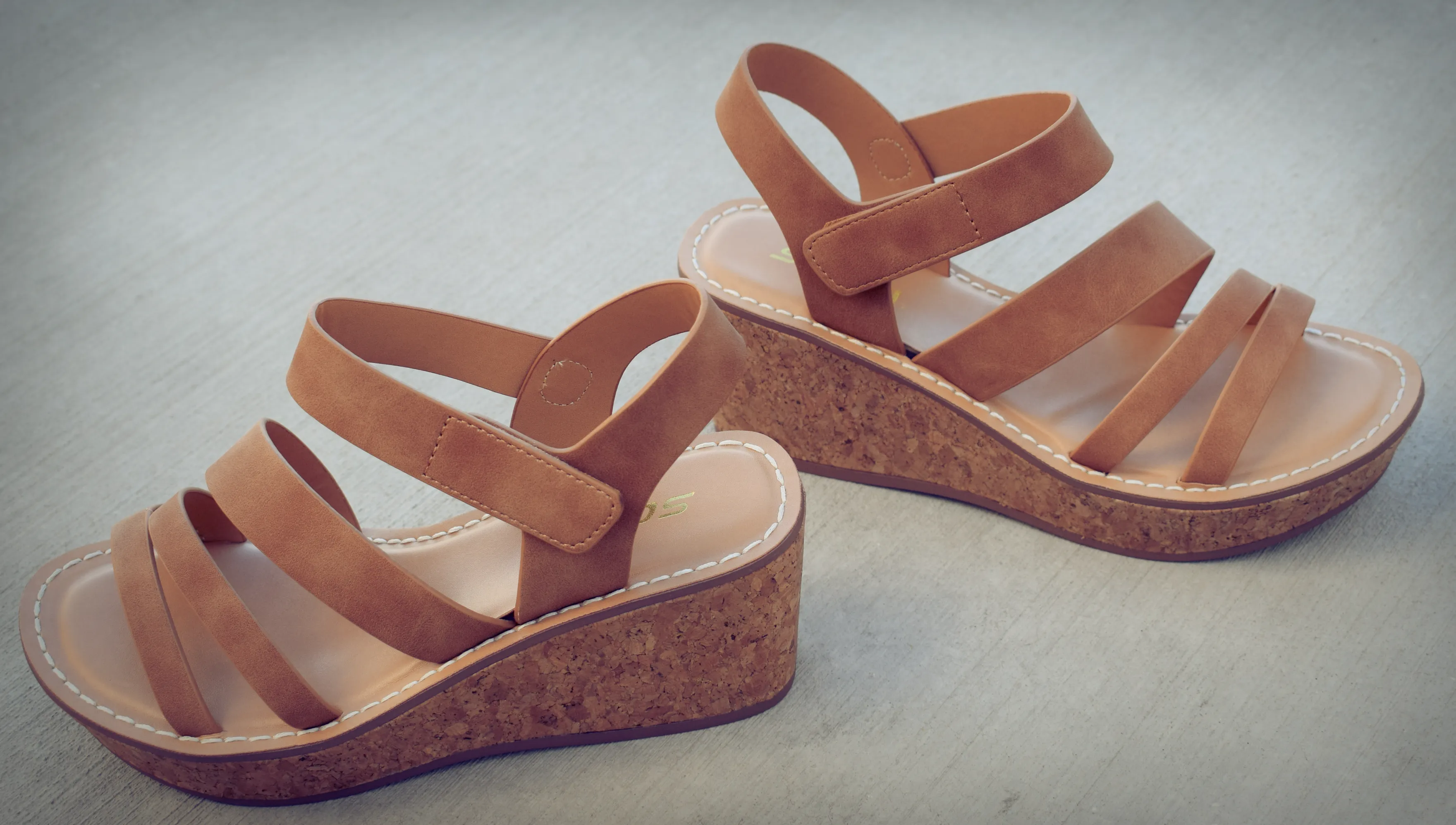 Triple Strap Wedge Sandal sold by Roxie’s Picks product image thumbnail 2