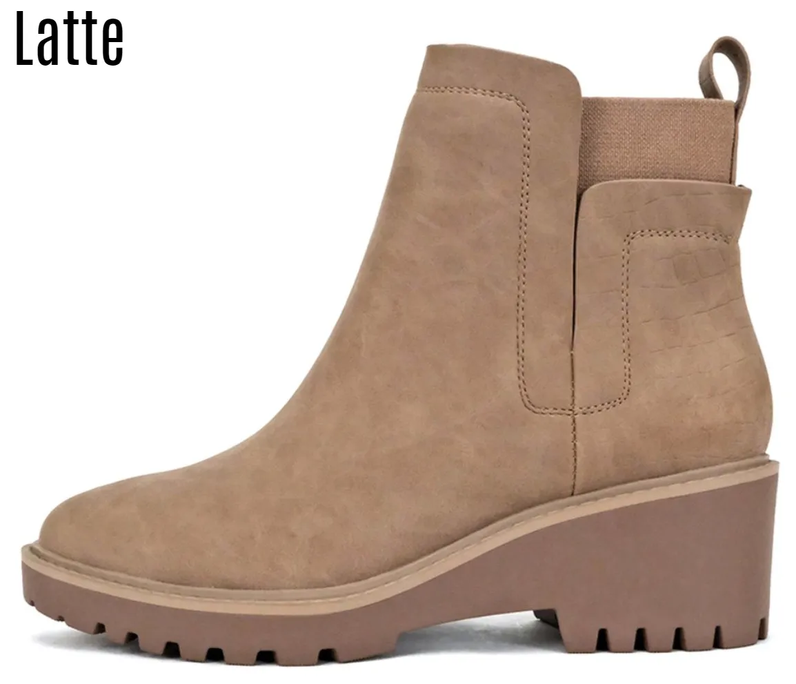Lug Sole Wedge Heel Boot sold by Roxie’s Picks product image thumbnail 2