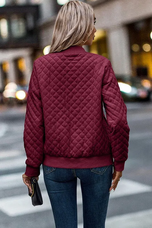 Quilted Bomber Jacket sold by Roxie’s Picks product image thumbnail 5