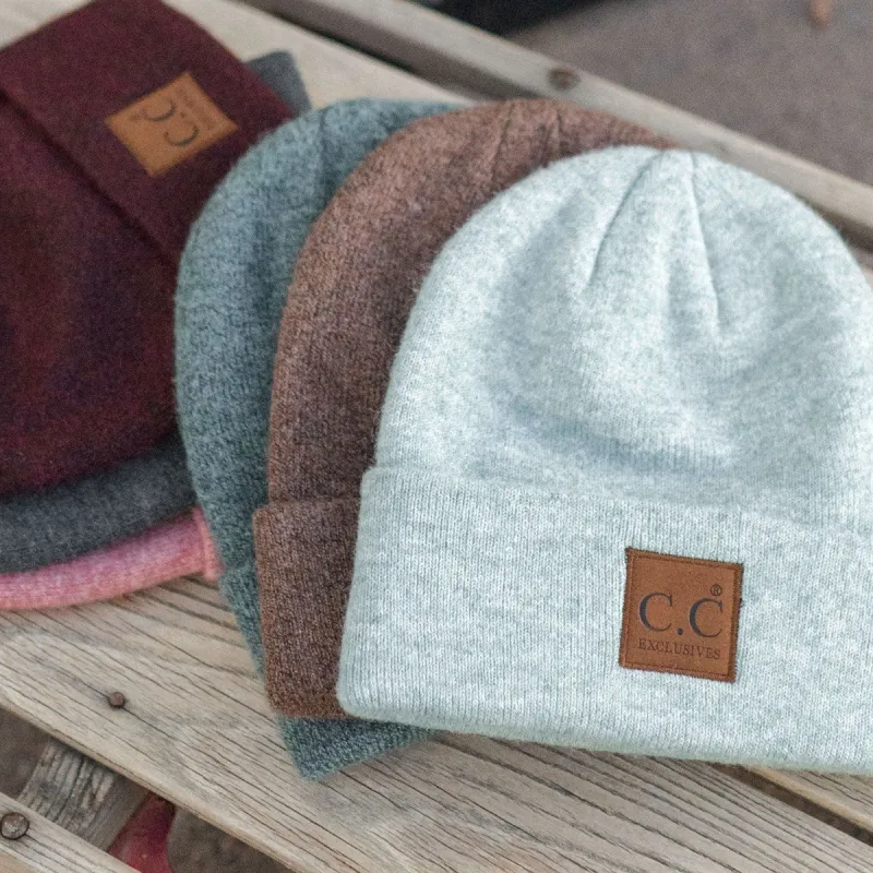 CC Beanie Heather Knit Basic made by Roxie’s Picks