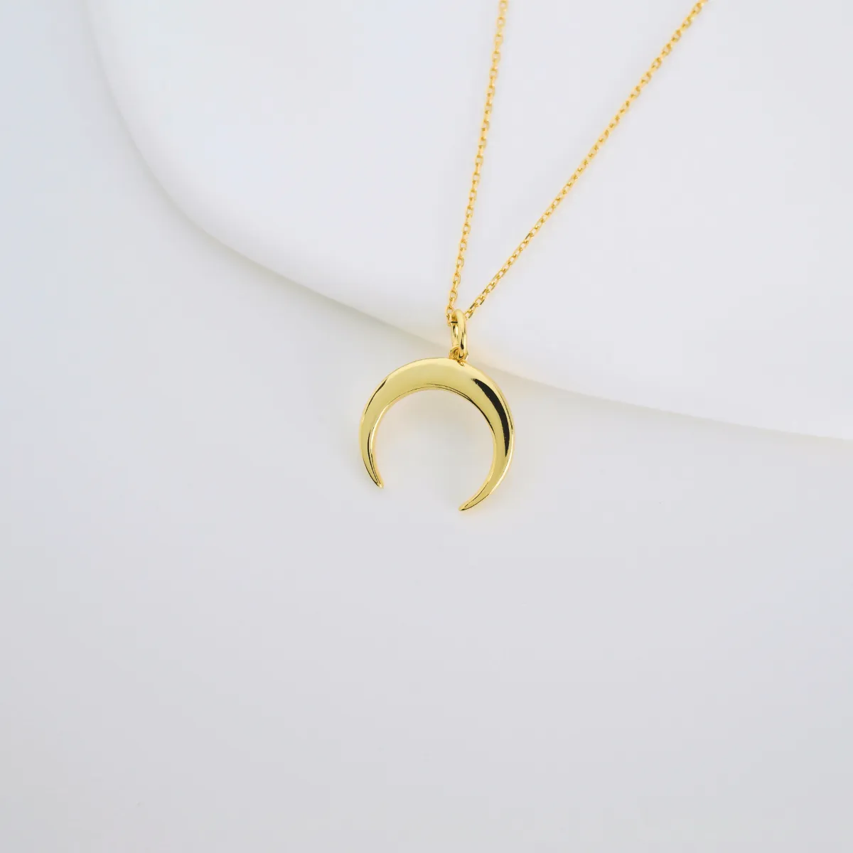 Zara Moon Pendant Necklace 18K Gold Vermeil sold by Roxie’s Picks