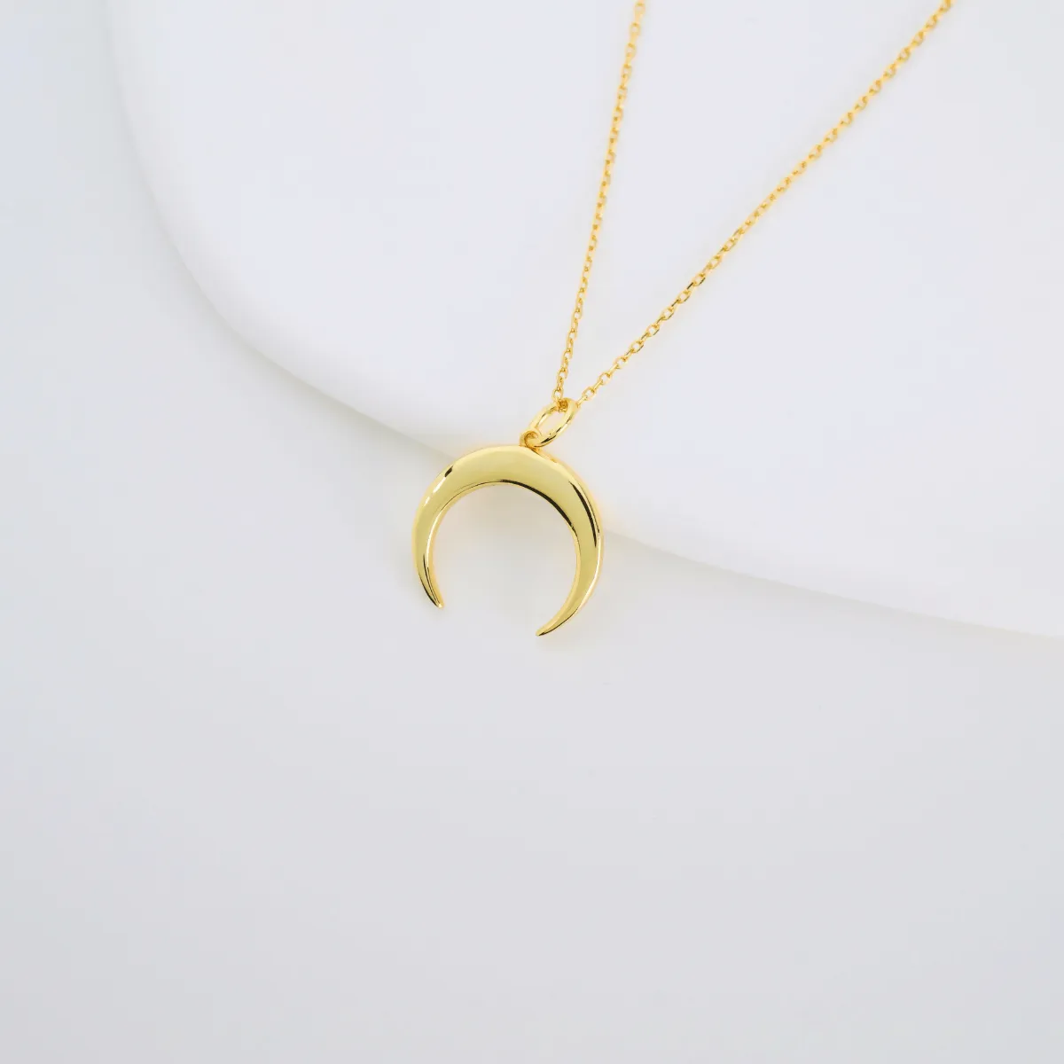 Zara Moon Pendant Necklace 18K Gold Vermeil sold by Roxie’s Picks product image thumbnail 2