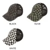 CC Checkered Pattern Pony Hats Criss Cross Style Women Cap for Ponytail sold by Roxie’s Picks