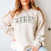 Plaid Merry Graphic Sweatshirt sold by Roxie’s Picks