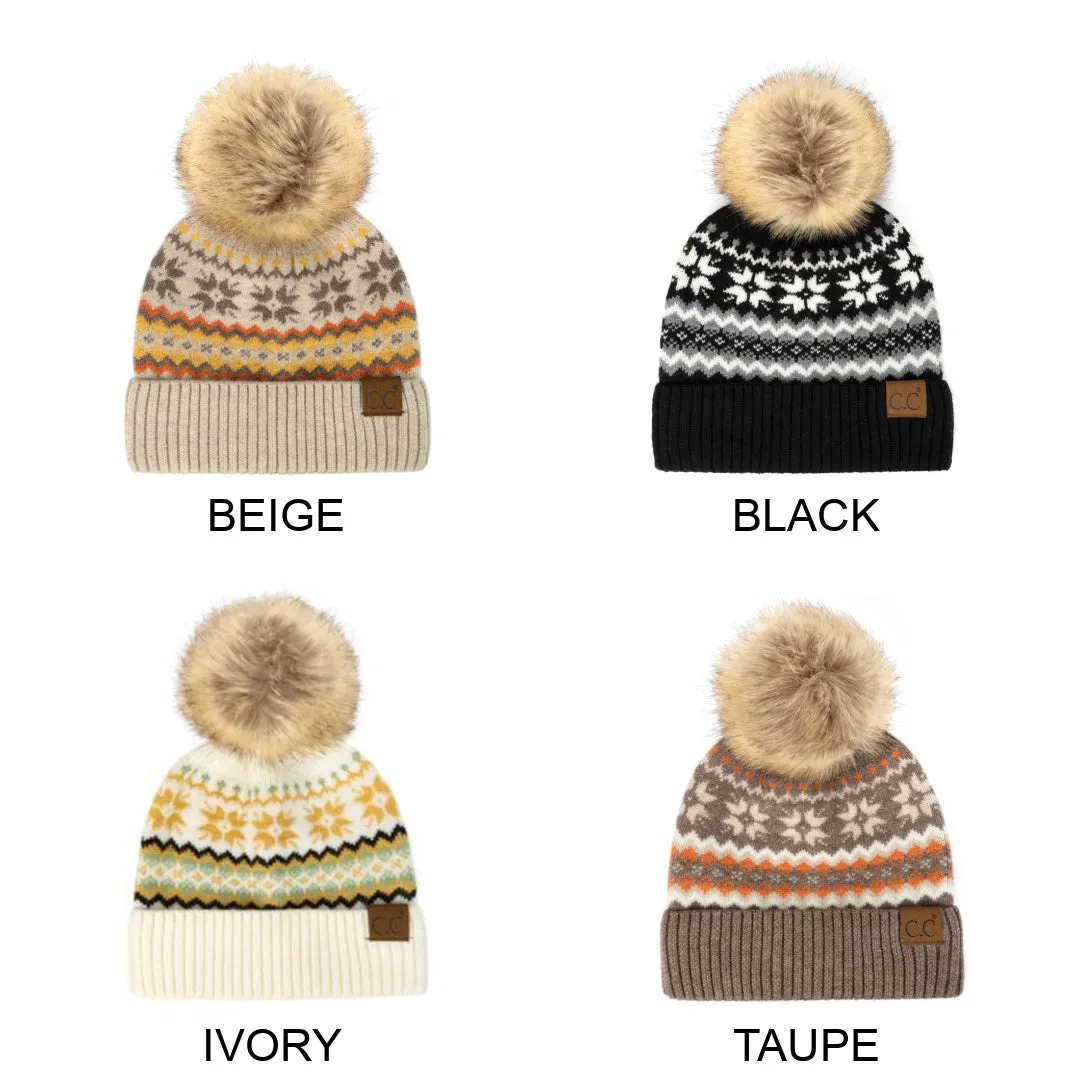 CC Nordic Fair Isle Beanie sold by Roxie’s Picks product image thumbnail 2