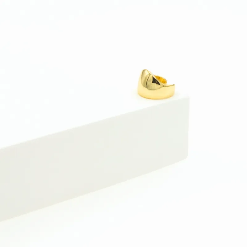 Minimalist Curved Ear Cuff 18K Gold Vermeil sold by Roxie’s Picks