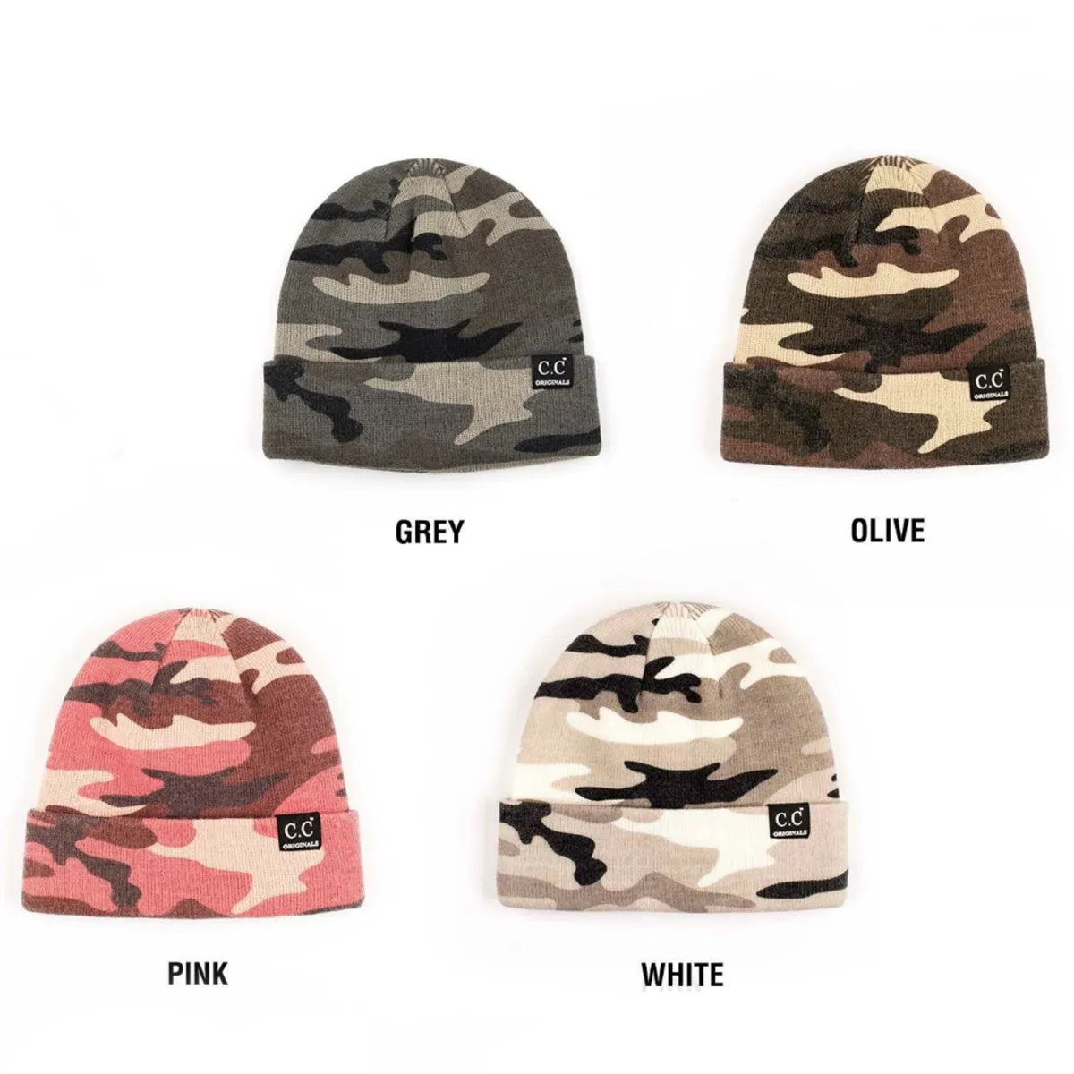 CC Camo Outdoor Adventure Fashion Trendy Print Beanies sold by Roxie’s Picks product image thumbnail 2