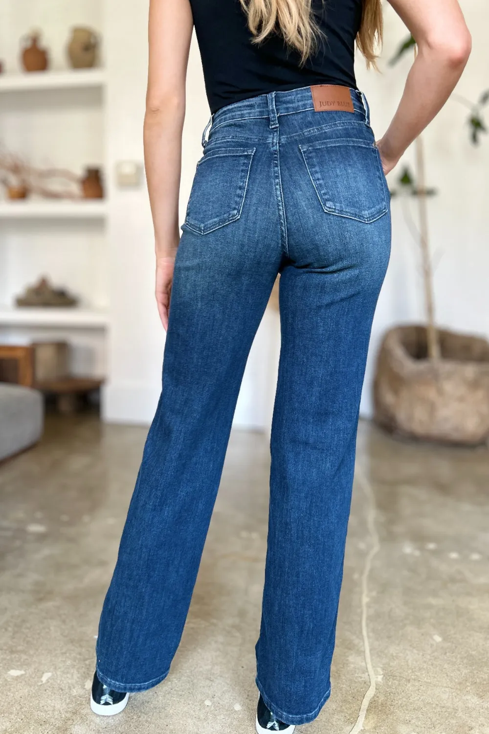 Judy Blue Full Size Tummy Control Straight Jeans sold by Roxie’s Picks product image thumbnail 2
