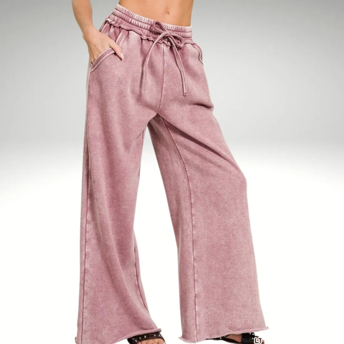 Fleece Palazzo Sweatpants sold by Roxie’s Picks